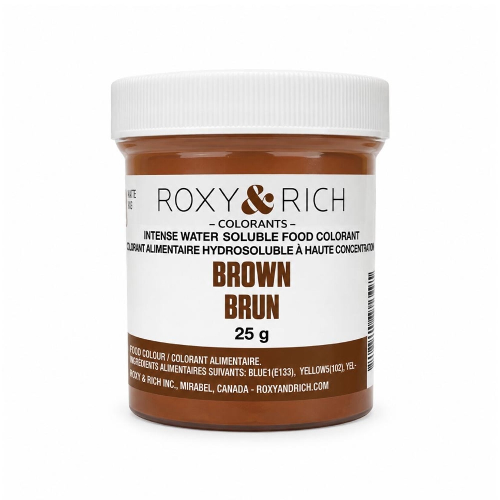 Roxy & Rich Roxy & Rich - Water Soluble Powdered Color, Brown - 25 g