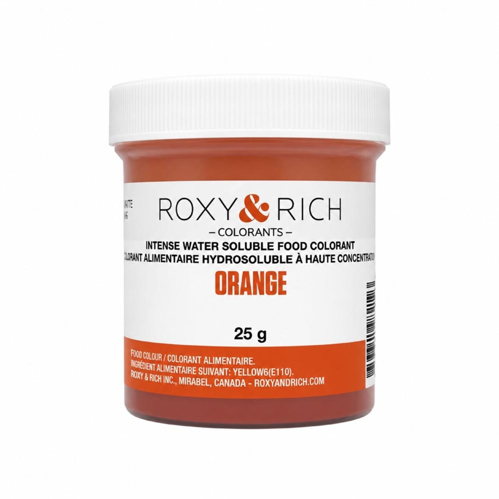 Roxy & Rich Roxy & Rich - Water Soluble Powdered Color, Orange - 25 g