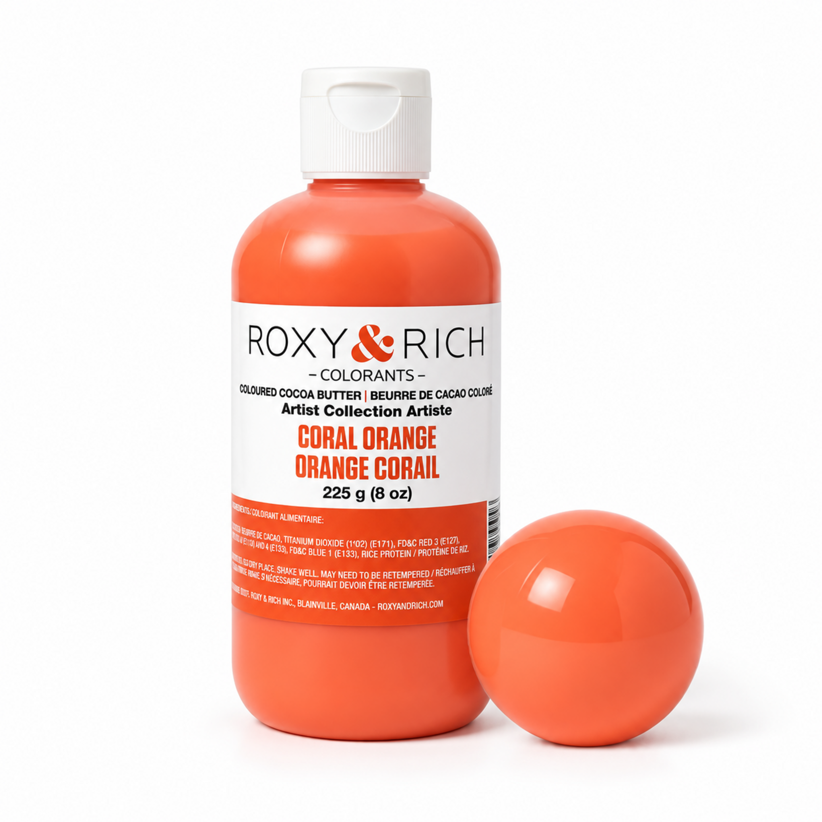 Roxy & Rich Roxy & Rich - Coral Orange Cocoa Butter - 8 oz