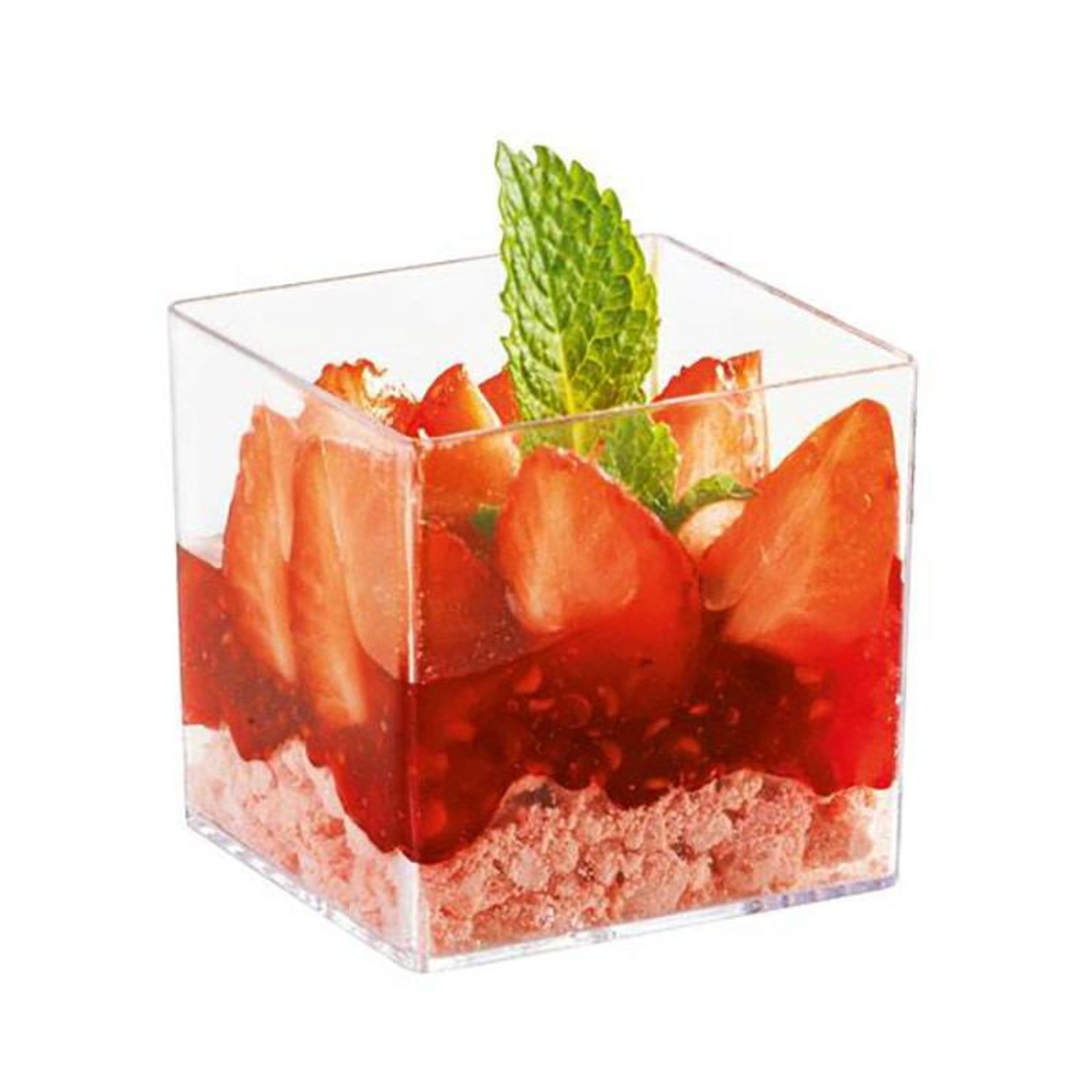 Sweet Flavor Solia - Cube Cup, Plasticware - 2 oz (200 ct)