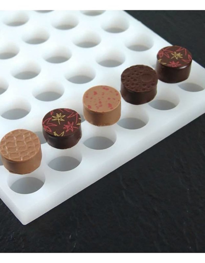 Pavoni Chocoflex silicone mold Round (54 cavity) LS01 The Pastry Depot