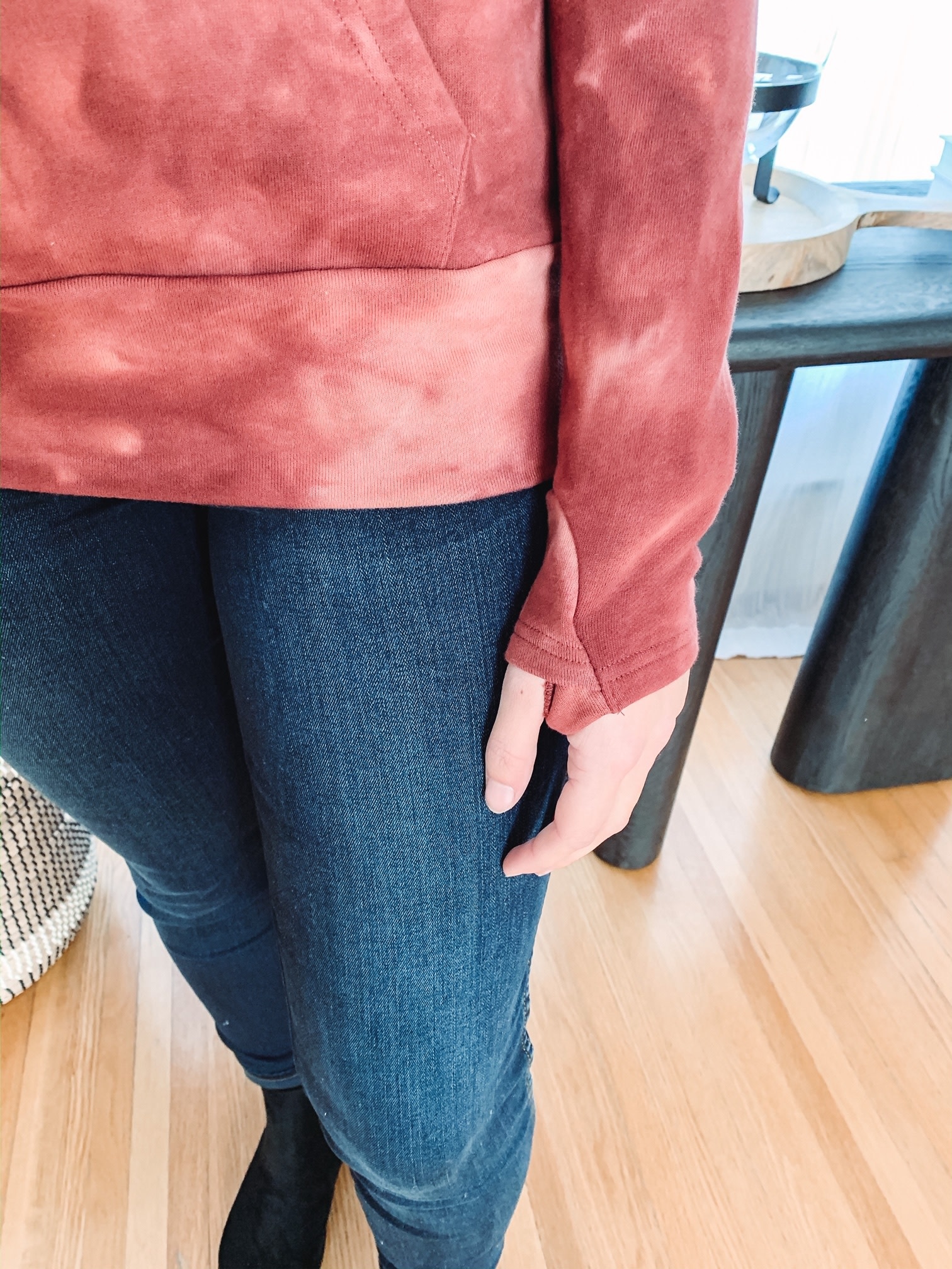 tie dye berry hoodie