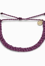 PuraVida Solid Braided Dark Lilac Bracelet