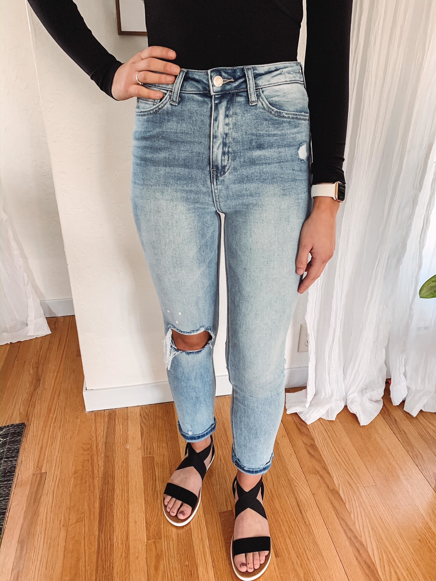 Kenzie High Rise Slim Straight Jean