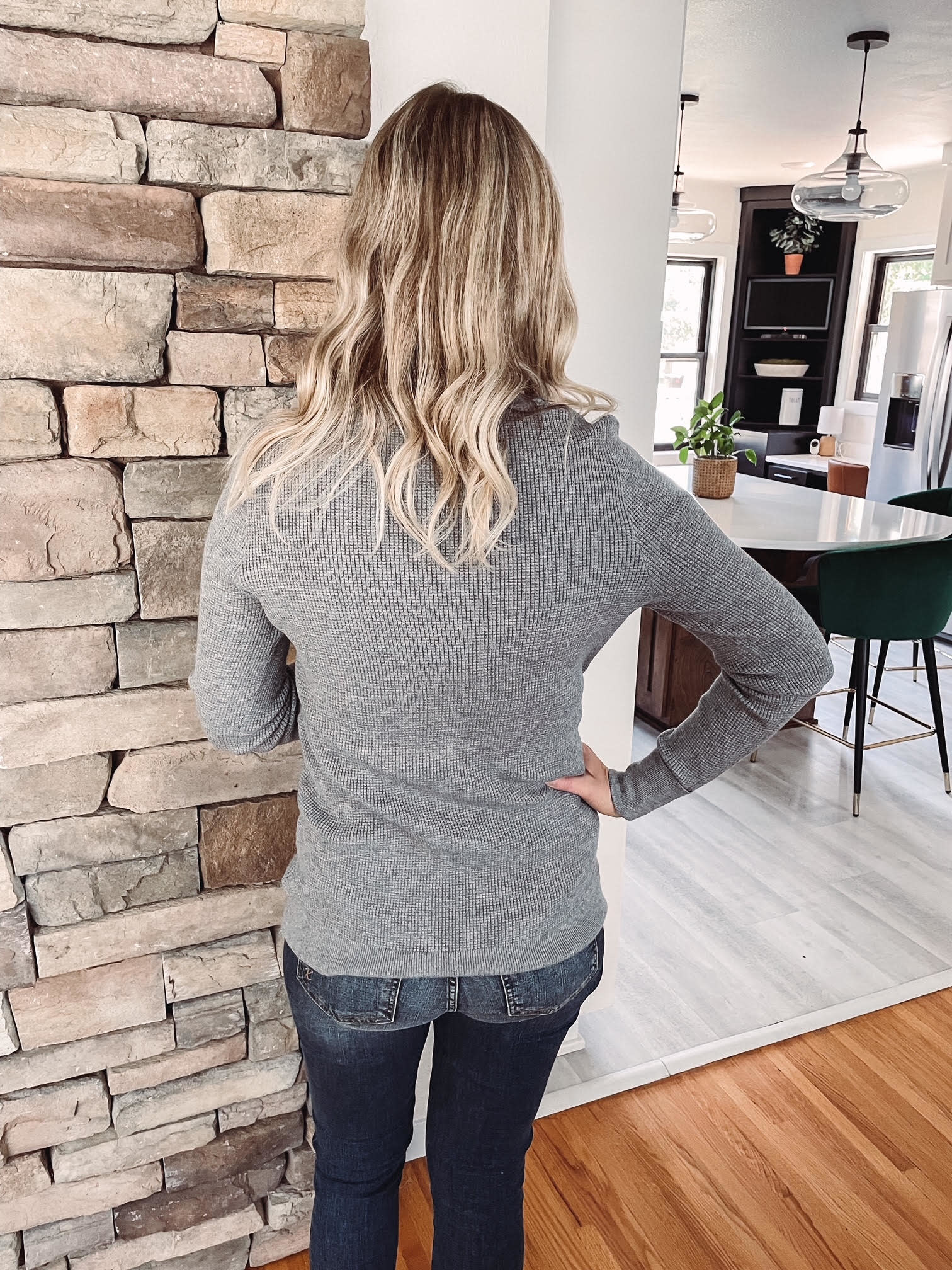 Haven Grey Button Thermal