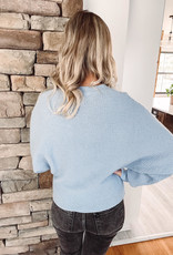 Sadie Blue Cropped Sweater