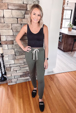 Olive Jacey Joggers