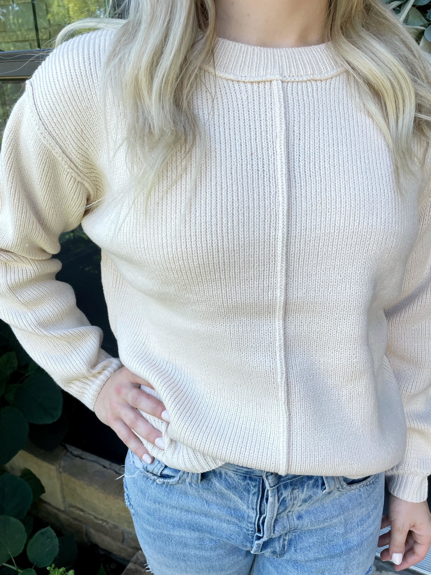 Isabella Cream Sweater