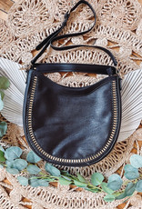 Aria Black Studded Bag