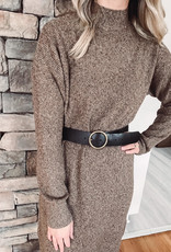 Gina Mockneck Sweater Dress