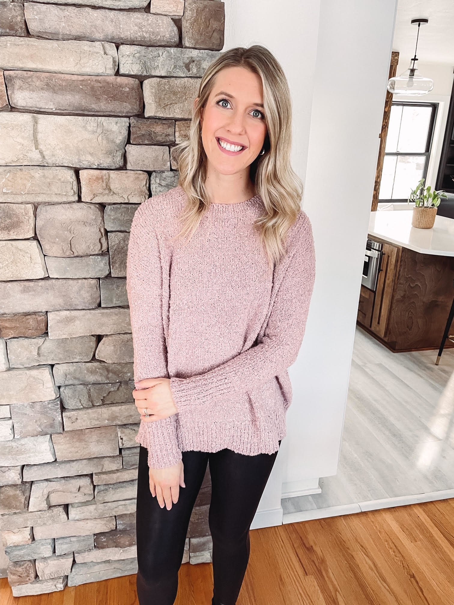 Olivia Blush Sweater