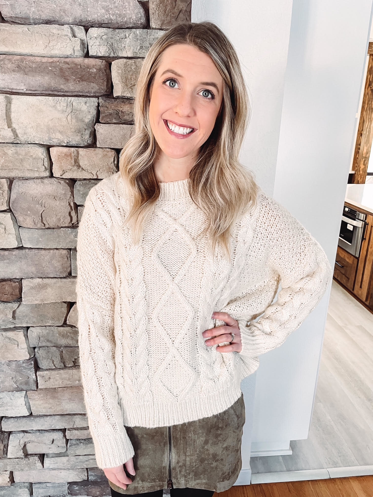 Gretchen Ivory Knitted Sweater