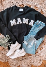 Mama Chenille Patch Sweatshirt