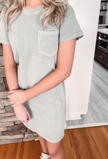 Sloane Olive T-Shirt Dress