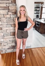 Reese Army Green Shorts