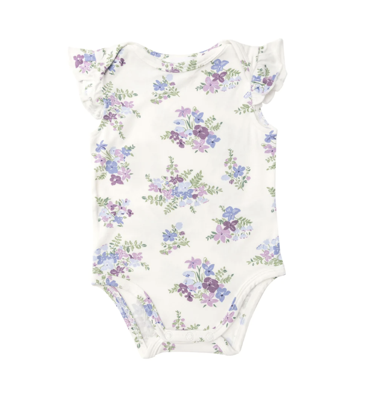 Lily Of The Valley Ruffle Sleeve Onesie