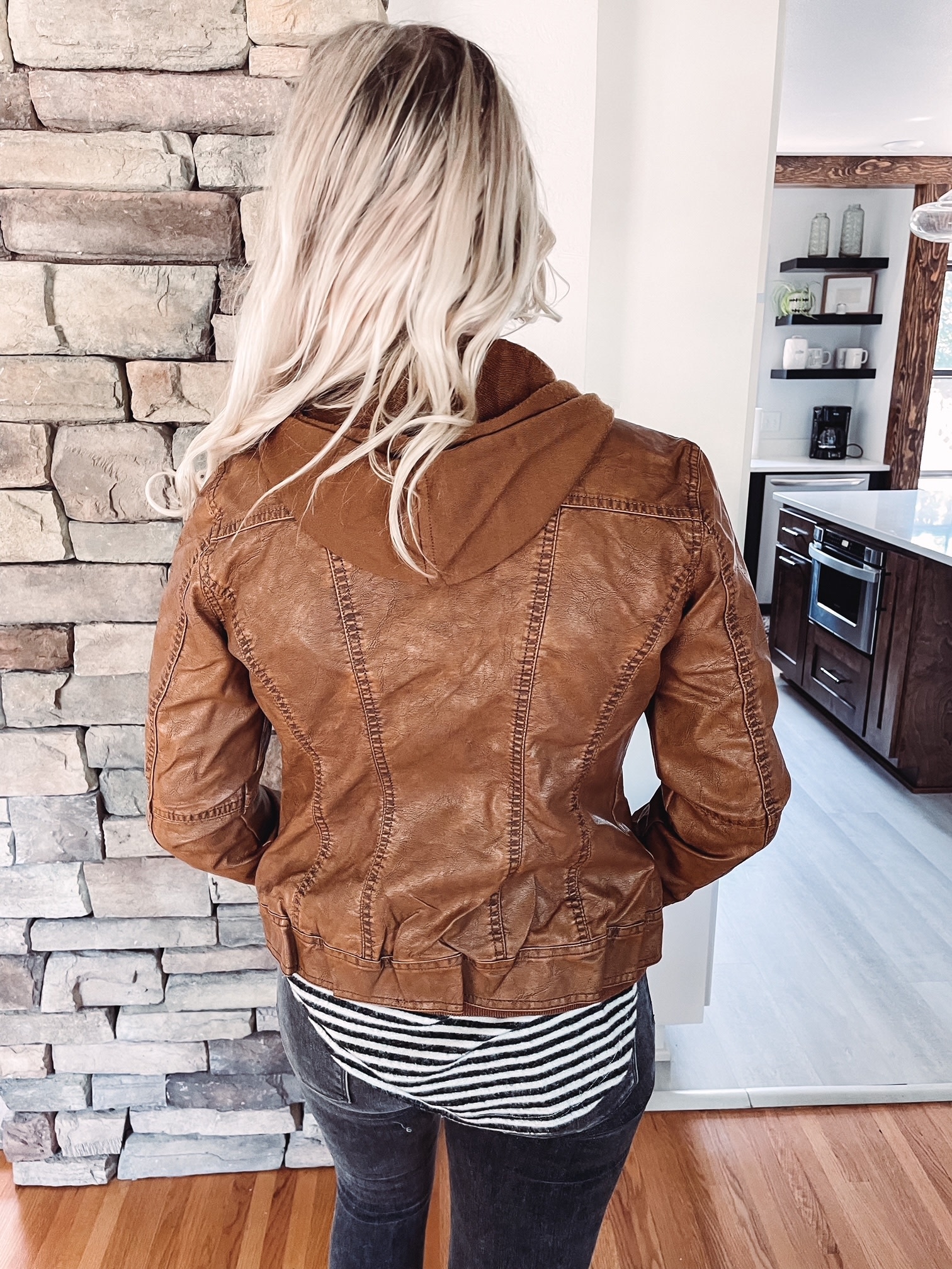 Sawyer Carmel Leather Jacket