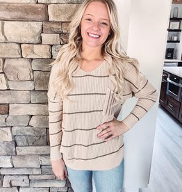 Reese Striped Knit Sweater