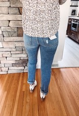 Serena Mid Rise Straight Jeans