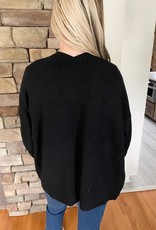 Laurie Black Knit Cardigan