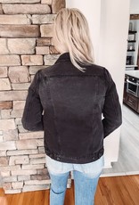 Aria Black Denim Jacket