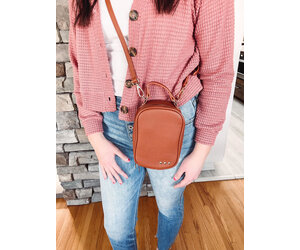 Harlow Brown Crossbody Bag - Urban Threads Clothing Boutique