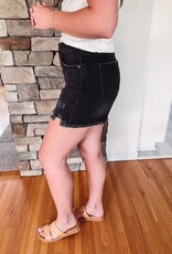 Bree (4" Inseam) Washed Black Shorts