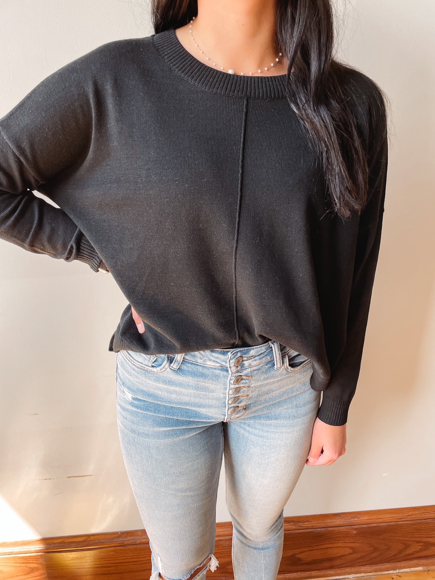 Audrey Black Sweater