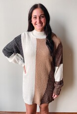 Bryn Colorblock Sweater Dress