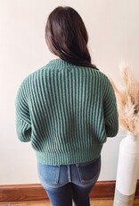 Cleo Sea Green Shell Sweater