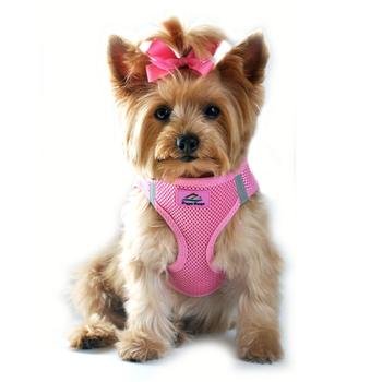 Doggie Design Doggie Design American River Solid Ultra Choke Free Harness Candy Pink