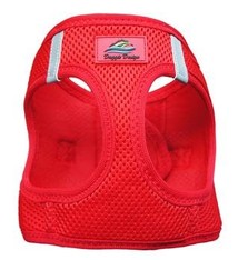 Doggie Design Doggie Design American River Solid Ultra Choke Free Harness Red