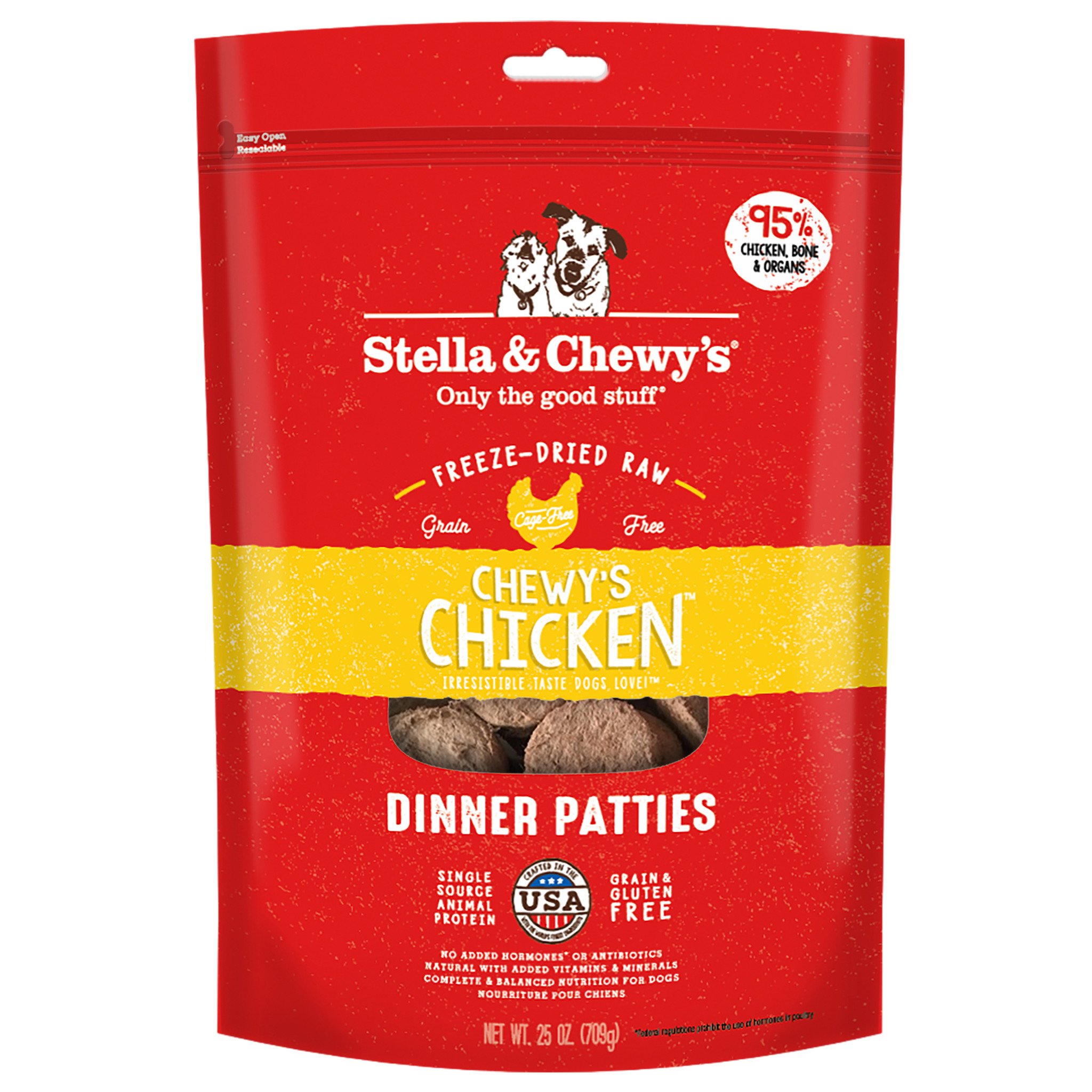 Stella & Chewys Stella & Chewys Chicken Freeze Dried Dinner Patties