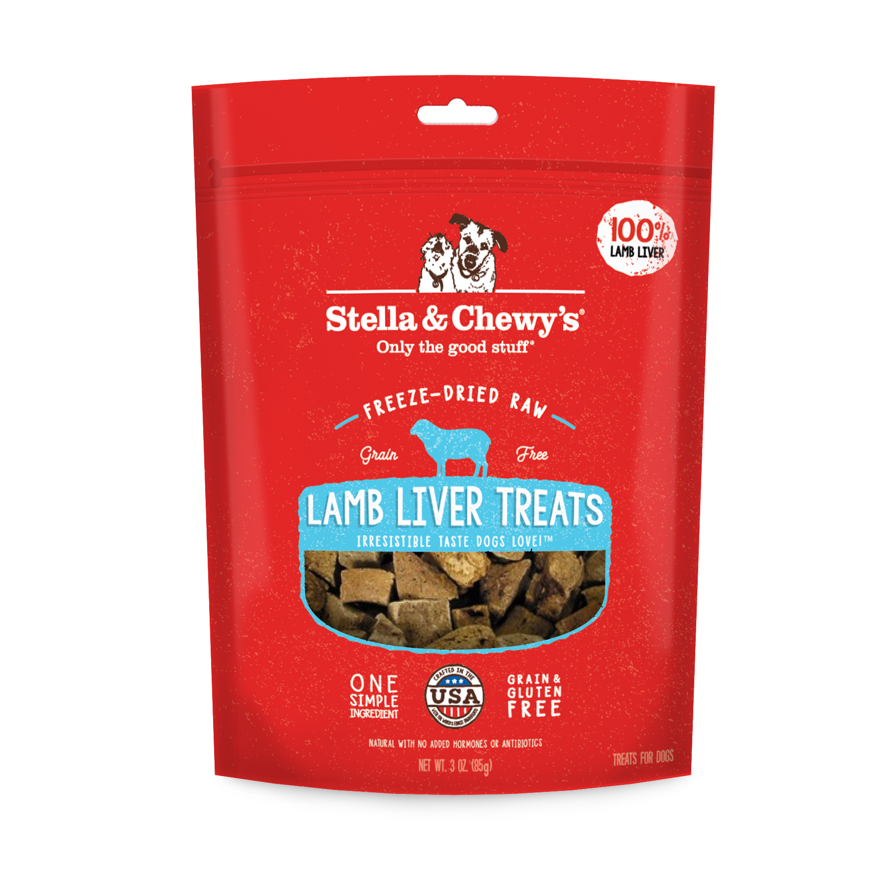 Stella & Chewys Stella & Chewys Freeze Dried Raw Lamb Liver Treats 3oz