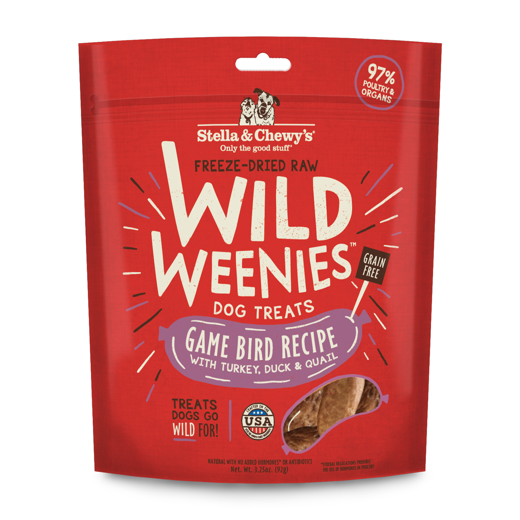 Stella & Chewys Stella & Chewys Wild Weenies Game Bird Recipe 3.25oz