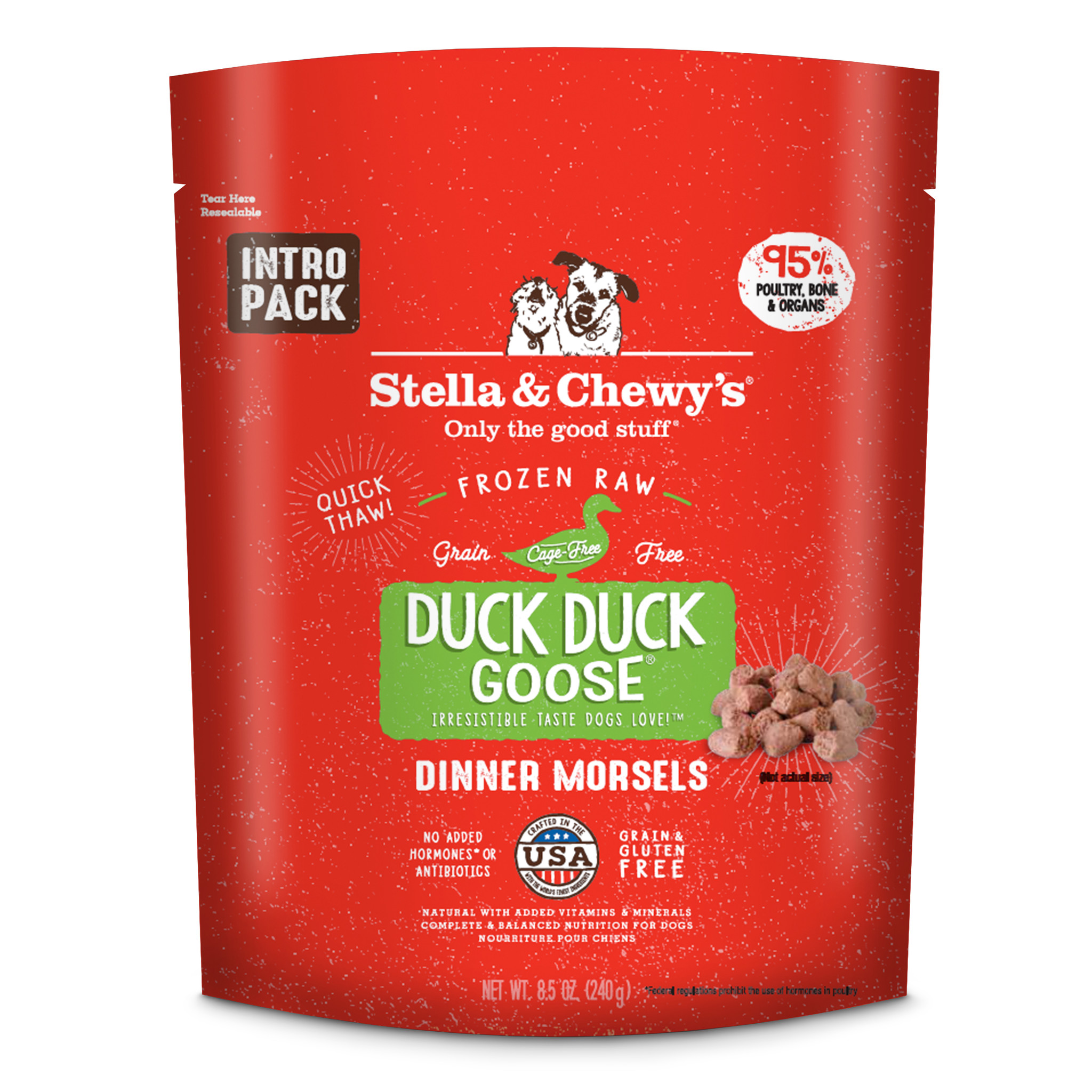 Stella & Chewys Stella & Chewys Duck Duck Goose Frozen Raw Dinner Patties