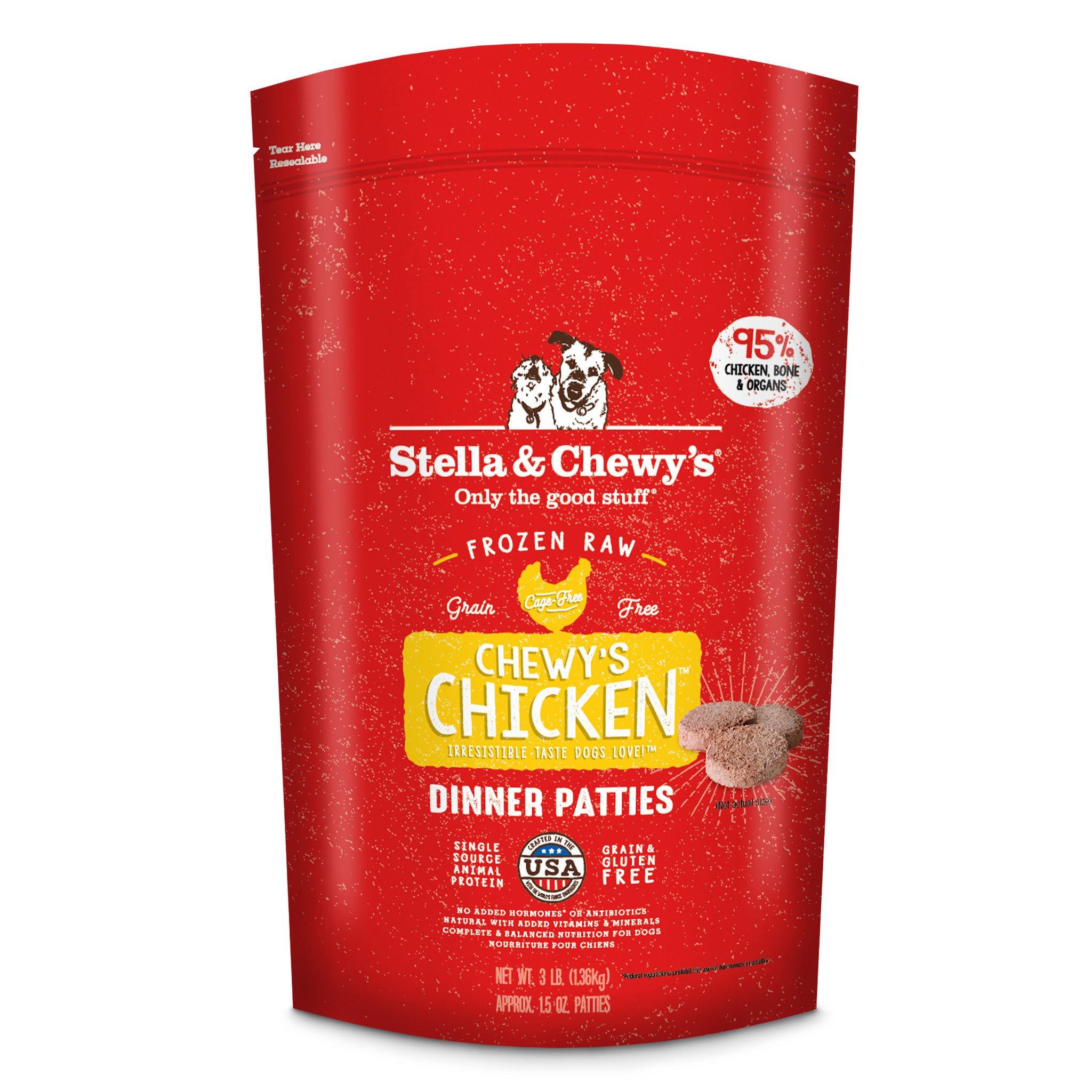 Stella & Chewys Stella & Chewys Chewy's Chicken Frozen Raw Dinner Patties