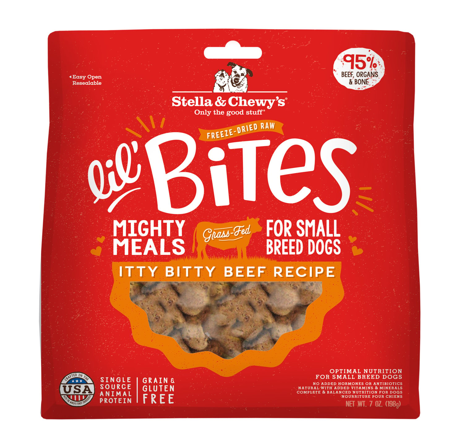 Stella & Chewys Stella & Chewys Lil Bites Itty Bitty Beef Recipe 7oz