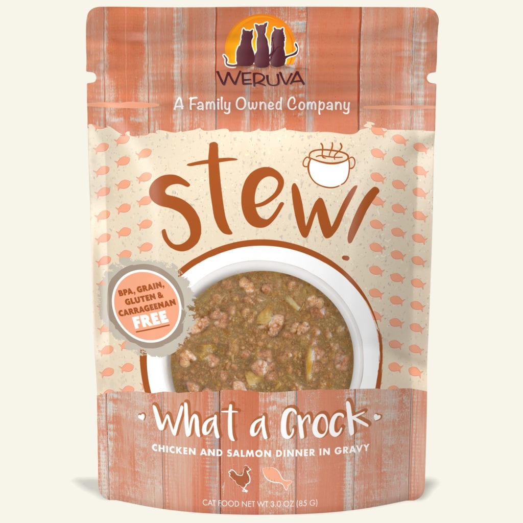 Weruva Weruva Stew! What a Crock Chicken & Salmon Dinner in Gravy