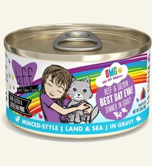 Weruva BFF OMG Best Day Eva! Beef & Salmon Dinner in Gravy For Cats