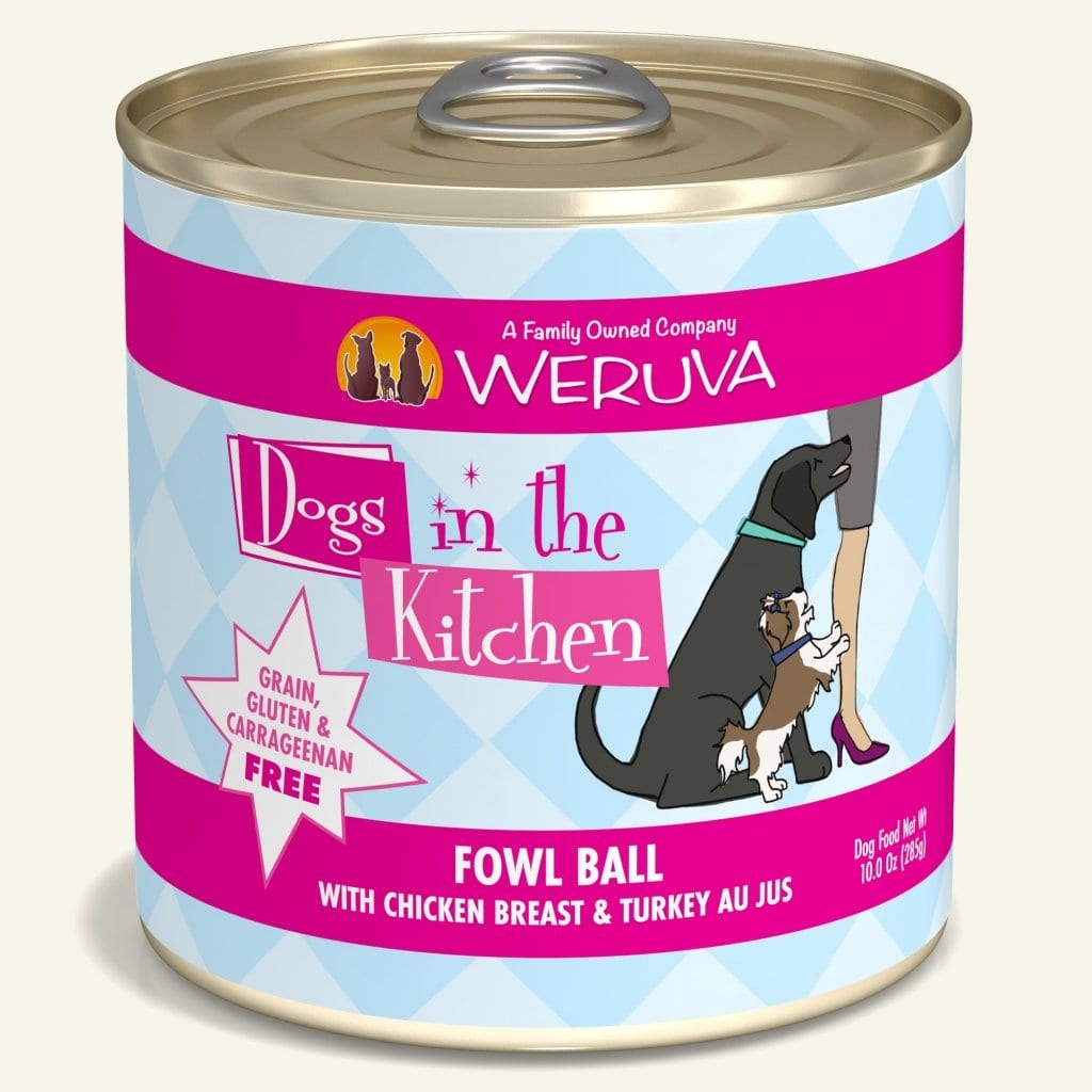 Weruva Weruva Dogs in the Kitchen Fowl Ball with Chicken & Turkey Au Jus