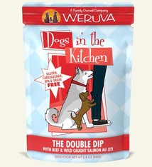 Weruva Weruva Dogs in the Kitchen The Double Dip with Beef & Wild-Caught Salmon Au Jus Pouch