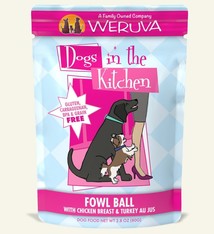 Weruva Weruva Dogs in the Kitchen Fowl Ball with Chicken & Turkey Au Jus Pouch