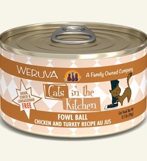 Weruva Weruva Cats in the Kitchen Fowl Ball Chicken and Turkey Recipe Au Jus For Cats