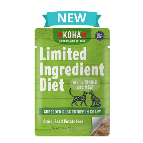 Koha Koha Shredded Limited Ingredient Duck Entree in Gravy For Cats