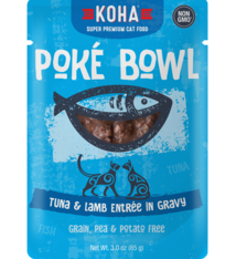 Koha Koha Poke Bowl Tuna & Lamb Entree in Gravy For Cats
