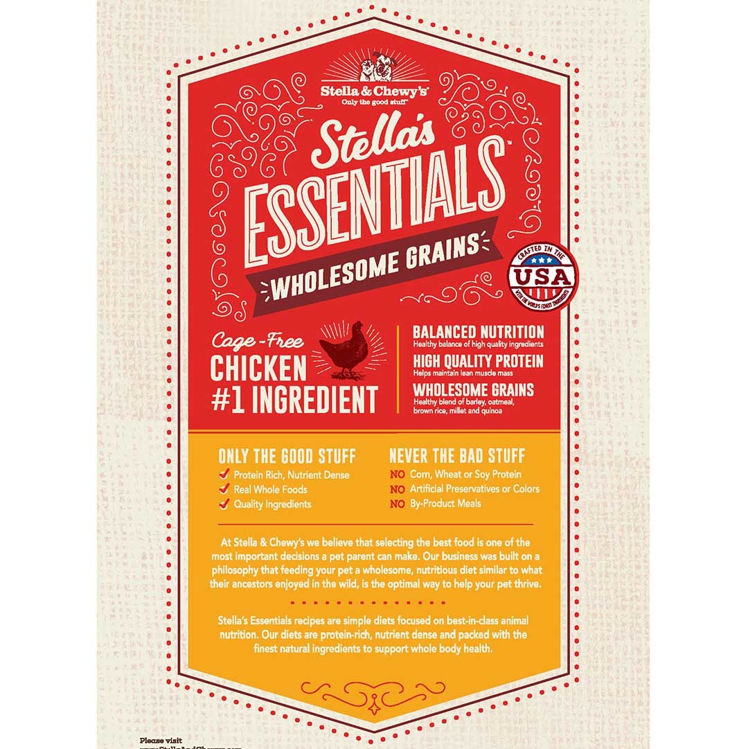 Stella & Chewys Stella & Chewys Stella's Essentials Cage-Free Chicken & Ancient Grains Recipe