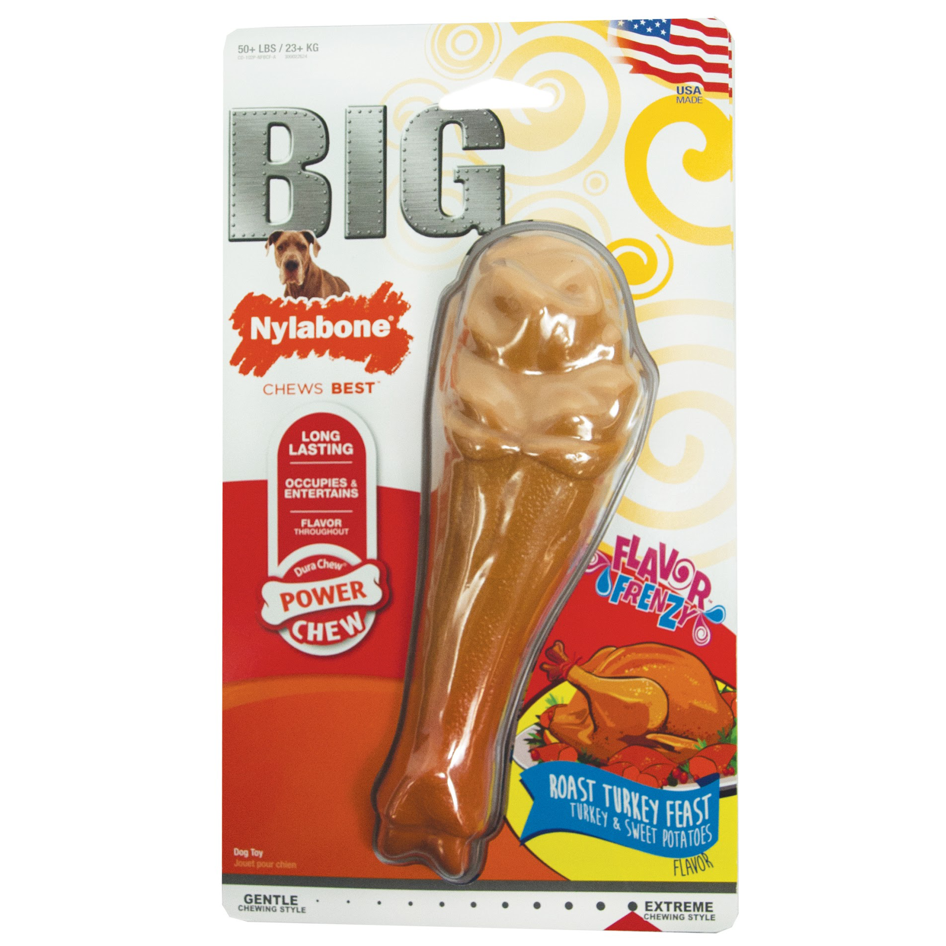 Nylabone Nylabone Flavor Frenzy Big Turkey Leg