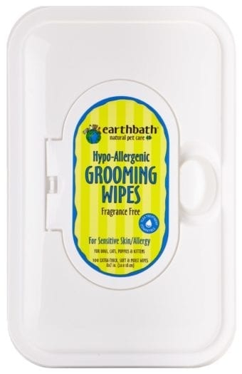 Earthbath Earthbath Hypo-Allergenic Grooming Wipes Fragrance Free 100ct