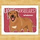 Pop Doggie Pop Doggie Lions Tigers Bears, Rhodesian Ridgeback Print